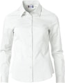 Dames Blouse Lange Mouw Clique Clare Wit